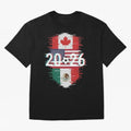 Glitched United 2026 - North America Emblem Classic T-Shirt Celebrate Supporters United by the FIFA World Cup 2026 Group Stage Journey through Haaland and Mbappe Highlights, Spain Pride, Soccer Culture, Superstar Moments, National Team Dreams and
