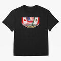 World Cup 2026 North America Flags Design ¨C USA Canada Mexico Soccer Fan Graphic Classic T-Shirt Show Fan Pride Across FIFA World Cup 2026 USA Canada Mexico Celebrating Messi, Neymar and Mbappe, Argentina, France and Brazil Energy, Football