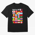 Countries Participating In The World Cup 2022 Qatar Classic T-Shirt Carry the Colors and Pride of the FIFA World Cup 2026 Journey through Neymar Highlights, Portugal, Spain and Germany Pride, Football Passion, Legendary Performances, Festival Vibes