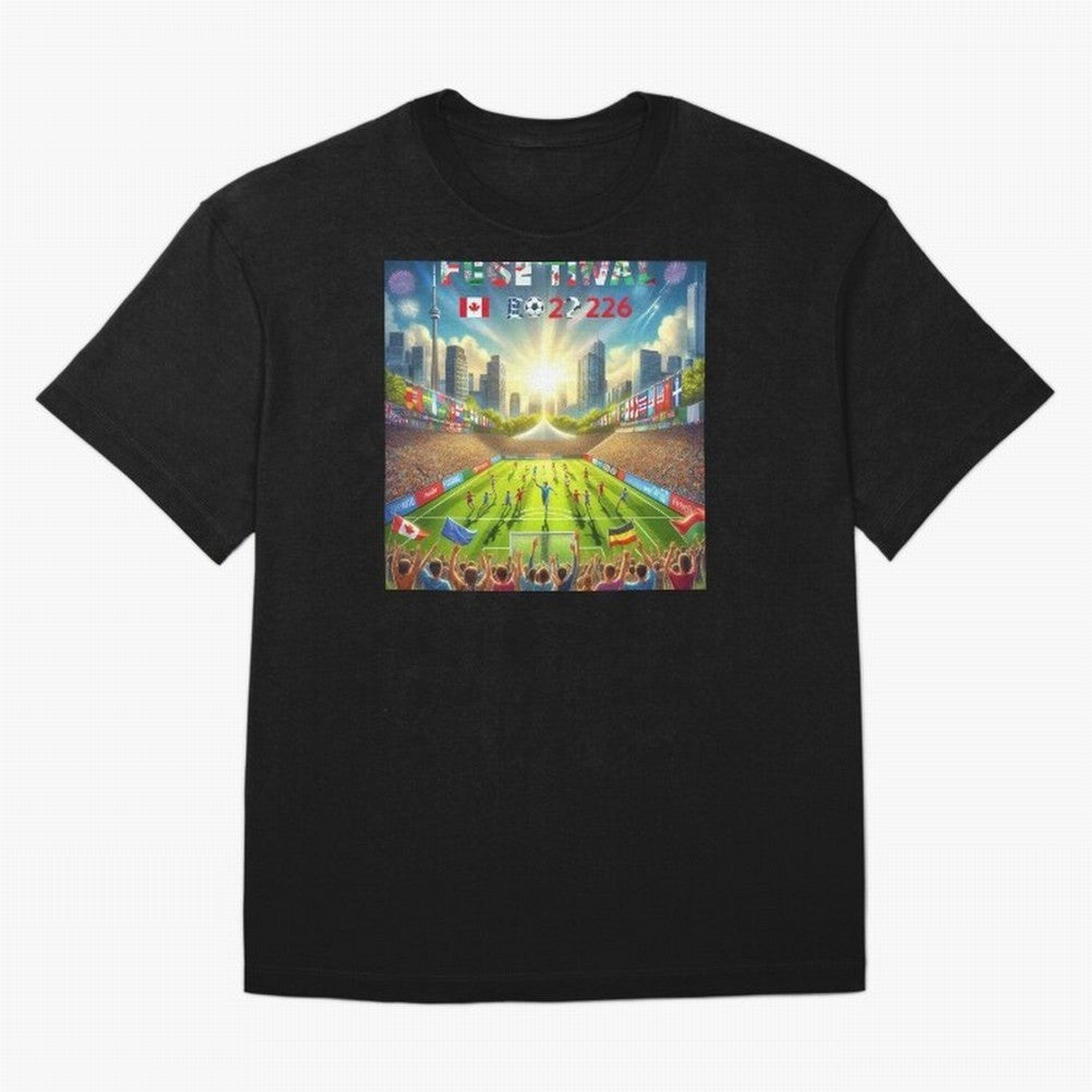 TORONTO SOCCER FESTIVAL 2026 Classic T-Shirt Celebrate Match Day Hype around FIFA World Cup 2026 USA Canada Mexico, Messi and Cristiano Ronaldo, France and Portugal, Game Day Rituals, Football Legends, Country Pride and the Road to the Final; Made
