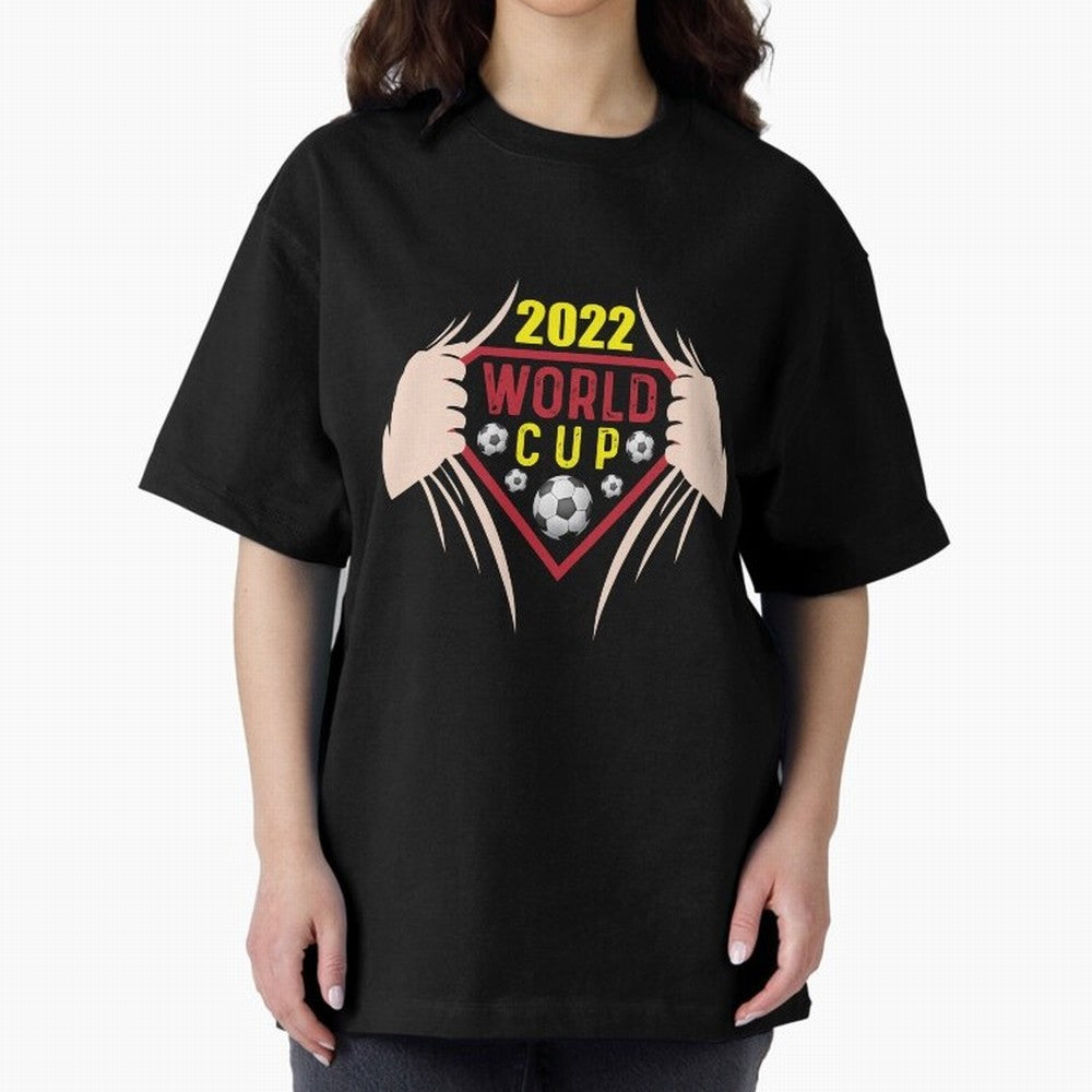 World Cup Qatar 2022 T-shirt Classic T-Shirt Cheer through Every Moment of Global Football Passion for FIFA World Cup 2026 Group Stage, Centered on Messi and Cristiano Ronaldo, Spain and Netherlands, Global Supporter Spirit, Legendary Goals,
