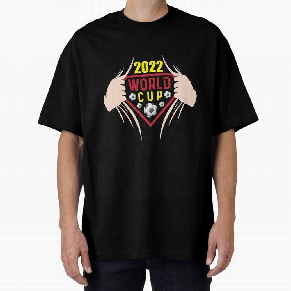 World Cup Qatar 2022 T-shirt Classic T-Shirt Cheer through Every Moment of Global Football Passion for FIFA World Cup 2026 Group Stage, Centered on Messi and Cristiano Ronaldo, Spain and Netherlands, Global Supporter Spirit, Legendary Goals,