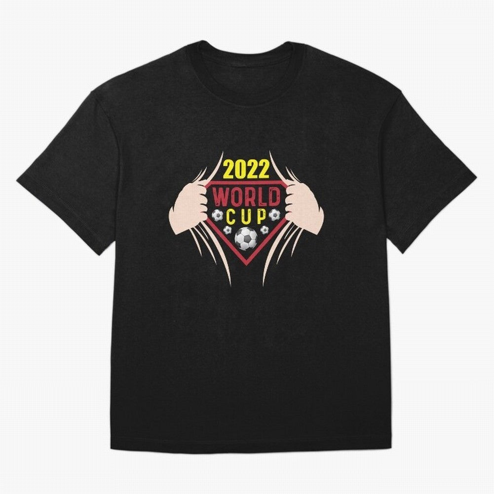 World Cup Qatar 2022 T-shirt Classic T-Shirt Cheer through Every Moment of Global Football Passion for FIFA World Cup 2026 Group Stage, Centered on Messi and Cristiano Ronaldo, Spain and Netherlands, Global Supporter Spirit, Legendary Goals,