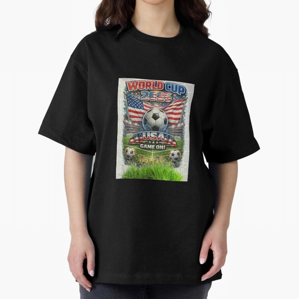 WORLD CUP FOOTBALL 2026 Classic T-Shirt Follow Every Goal of FIFA World Cup 2026 Spirit, Driven by Argentina and Brazil, Mbappe, Football History, Final Match Energy, Crowd Noise and Once in a Lifetime Moments; Created for Match Day Parties, Soccer