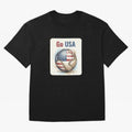 Go USA Soccer Ball Flag | American Football Fan Graphic Tee Classic T-Shirt Create FIFA World Cup 2026 Centered on Messi, CR7 and Mbappe, Portugal Energy, Football Festival Excitement, Trophy Ambitions, Country Rivalries and Star Player Buzz;
