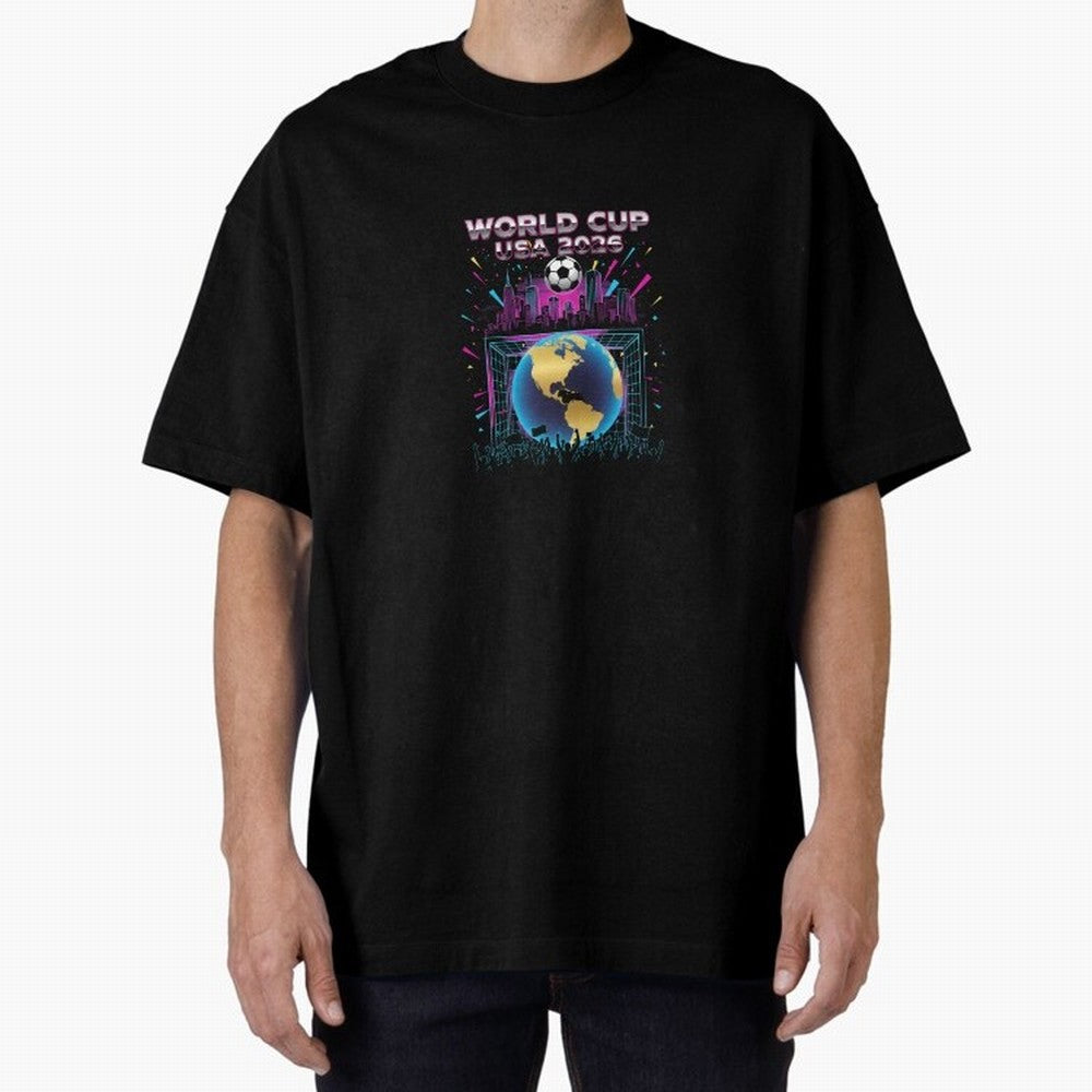 World Cup USA 2026 - Retro Soccer City Celebration Classic T-Shirt Feel the Roar of FIFA World Cup 2026 Group Stage for Fans of Neymar, Haaland and Cristiano Ronaldo and Argentina, France and Brazil, Bringing Match Day Excitement, Supporter