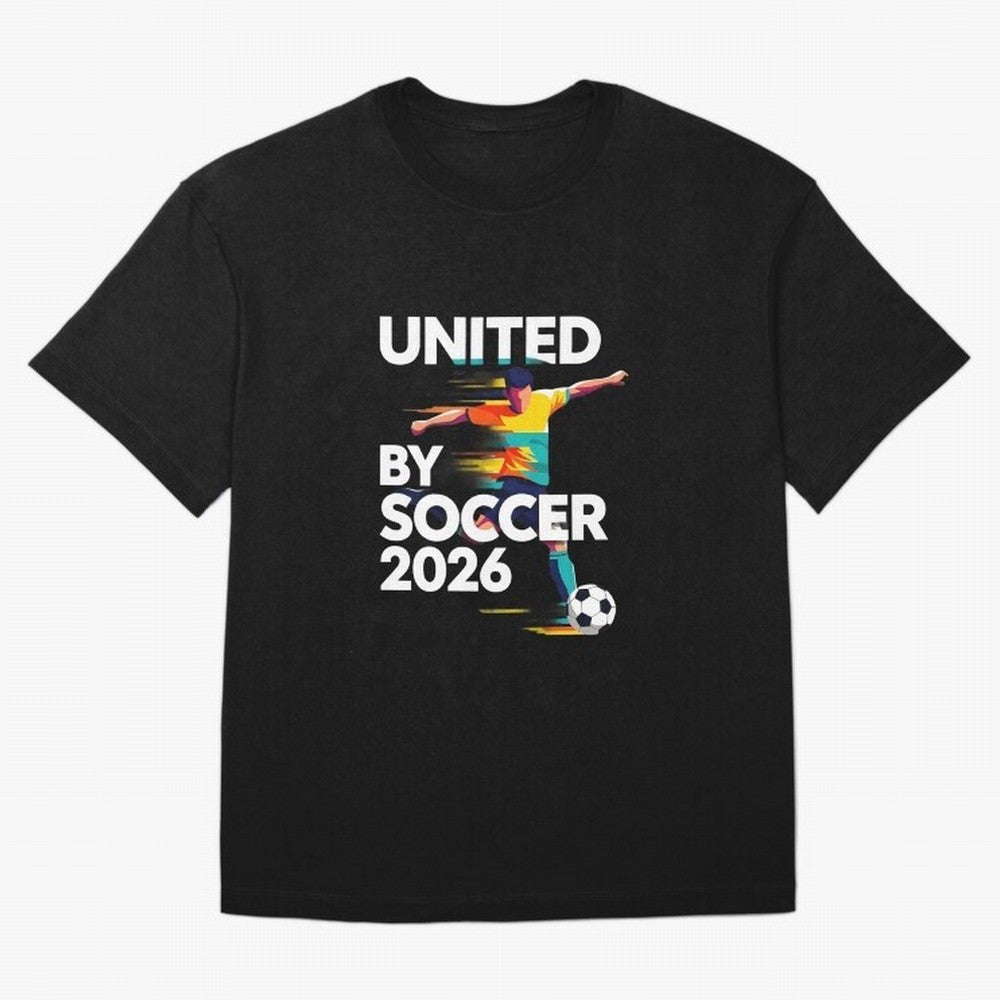 United by Soccer 2026 Football Fan Hoodie International Cup Style Graphic Classic T-Shirt Back the Journey through FIFA World Cup 2026 Spirit, Highlighting Brazil, Portugal and Argentina, Neymar, Stadium Chants, National Pride, Trophy Dreams and