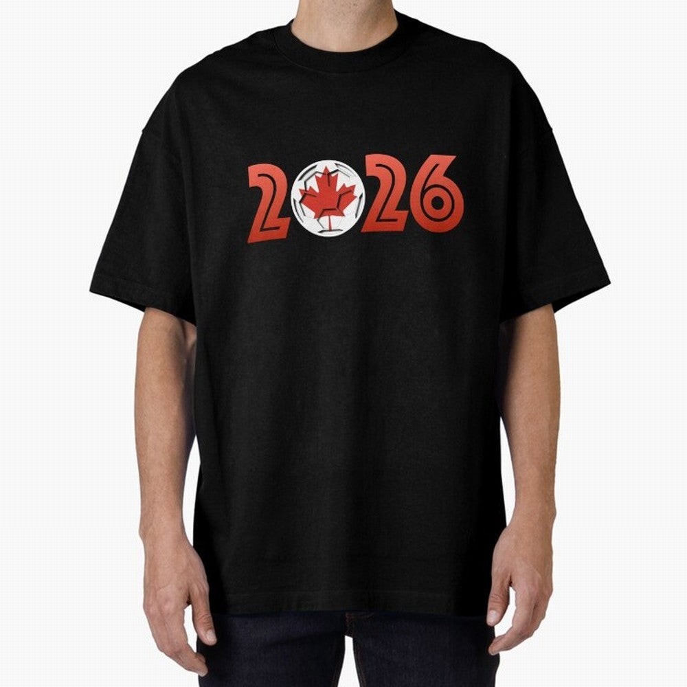 Canada Soccer 2026 Design Classic T-Shirt Spotlight Match Day Hype around FIFA World Cup 2026 Group Stage, Messi, Brazil, Retro Football Energy, Iconic Rivalries, Trophy Chase Drama and Stadium Atmosphere; Built for Supporters Chasing Trophy