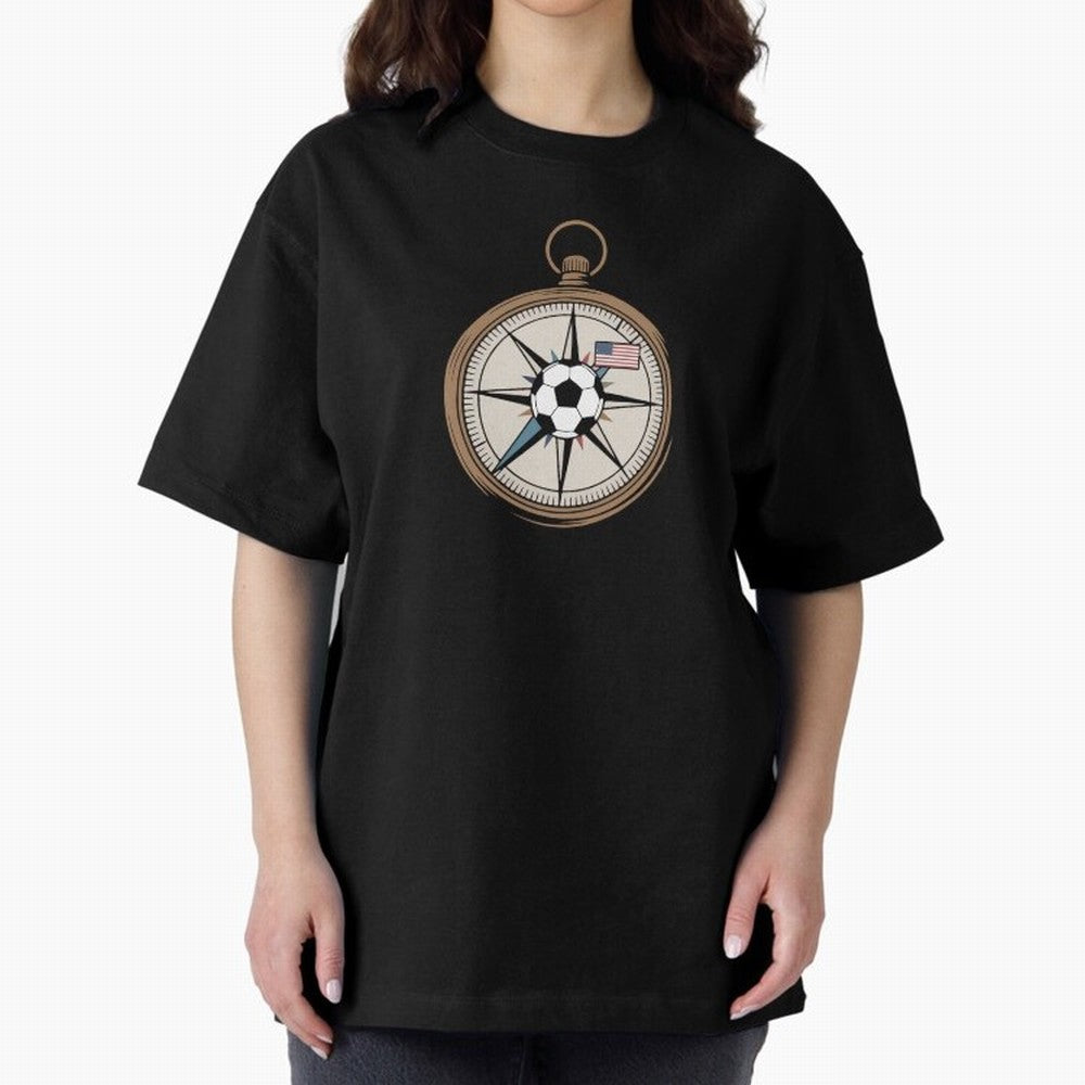 All Roads Lead to 2026 USA Compass Soccer World Cup Classic T-Shirt Relive Legendary Nights from the FIFA World Cup 2026 Group Stage Journey through Messi, Neymar and Mbappe Highlights, France and Portugal Pride, Retro Football Energy, Iconic