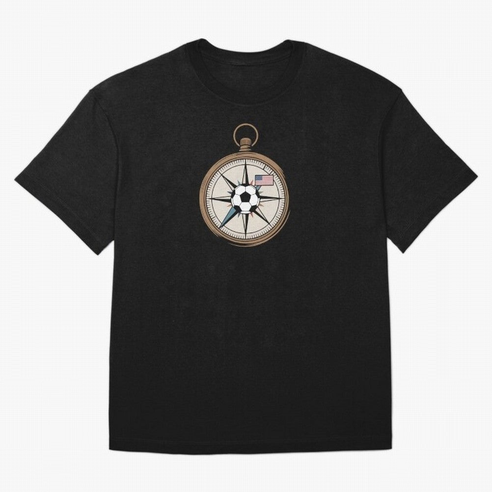 All Roads Lead to 2026 USA Compass Soccer World Cup Classic T-Shirt Relive Legendary Nights from the FIFA World Cup 2026 Group Stage Journey through Messi, Neymar and Mbappe Highlights, France and Portugal Pride, Retro Football Energy, Iconic
