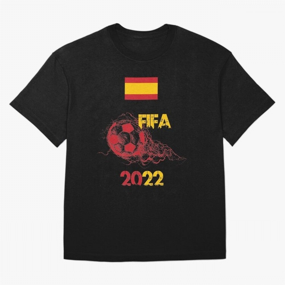 World Cup Qatar 2022 Ispanya Classic T-Shirt Make Every Kick Count in FIFA World Cup 2026 Spirit, Celebrating Spain and Netherlands, Cristiano Ronaldo, Classic Soccer Heritage, Championship Pressure, Fan Loyalty and International Pride; Built for