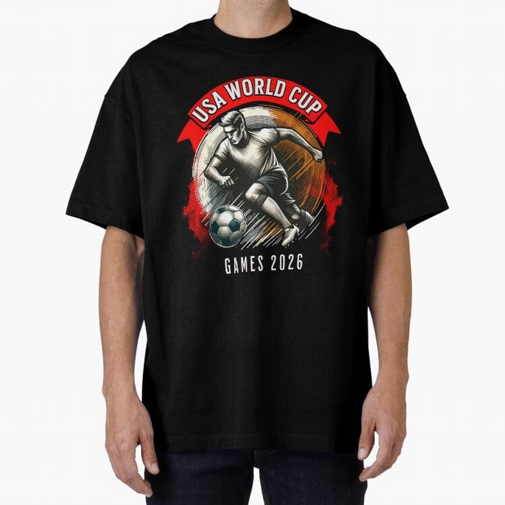 USA World Cup Classic T-Shirt Embrace Global Football Passion for FIFA World Cup 2026 Group Stage, Inspired by Cristiano Ronaldo, Argentina, France and Brazil, Game Day Rituals, Football Legends, Country Pride and the Road to the Final; Built for