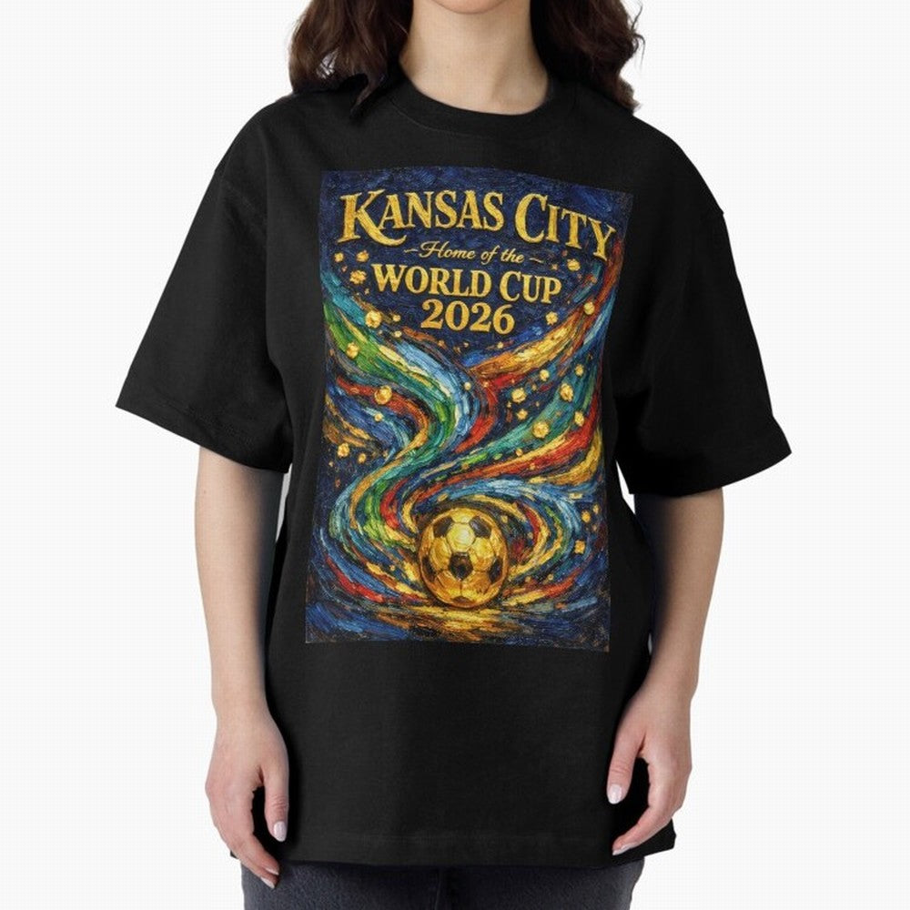 Kansas City Home of the World Cup 2026 Soccer Fan ¡ª Moody Jewel Art Print Classic T-Shirt Follow the Road to FIFA World Cup 2026 USA Canada Mexico Highlighting Cristiano Ronaldo, Spain Energy, Match Day Excitement, Supporter Culture, Golden Goals
