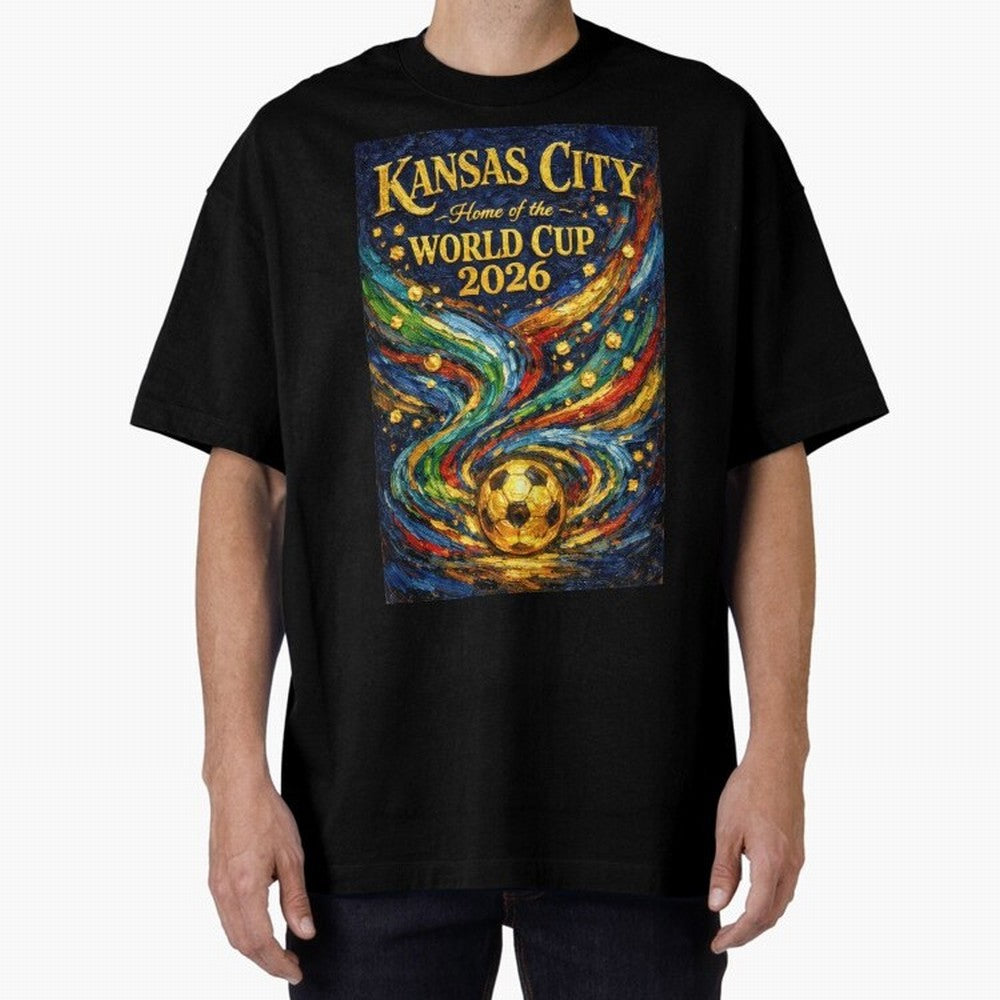 Kansas City Home of the World Cup 2026 Soccer Fan ¡ª Moody Jewel Art Print Classic T-Shirt Follow the Road to FIFA World Cup 2026 USA Canada Mexico Highlighting Cristiano Ronaldo, Spain Energy, Match Day Excitement, Supporter Culture, Golden Goals