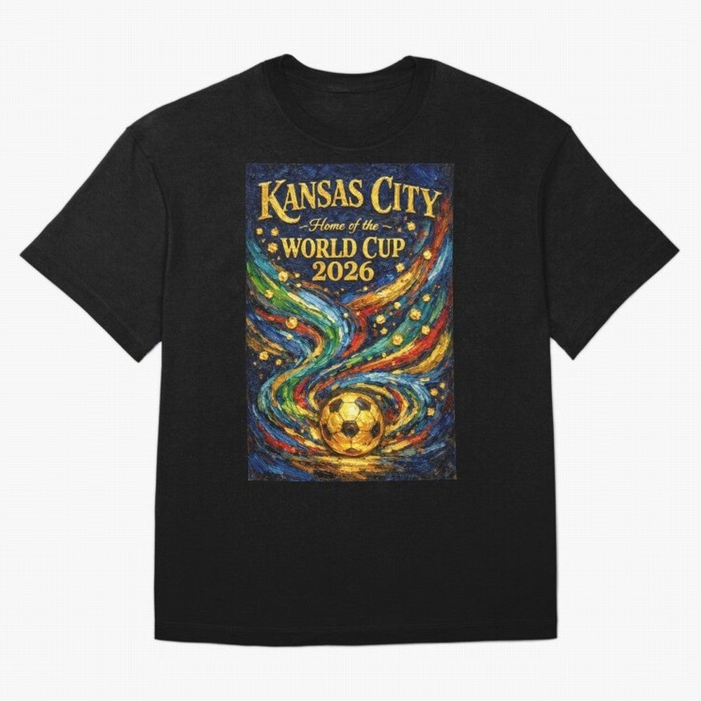 Kansas City Home of the World Cup 2026 Soccer Fan ¡ª Moody Jewel Art Print Classic T-Shirt Follow the Road to FIFA World Cup 2026 USA Canada Mexico Highlighting Cristiano Ronaldo, Spain Energy, Match Day Excitement, Supporter Culture, Golden Goals