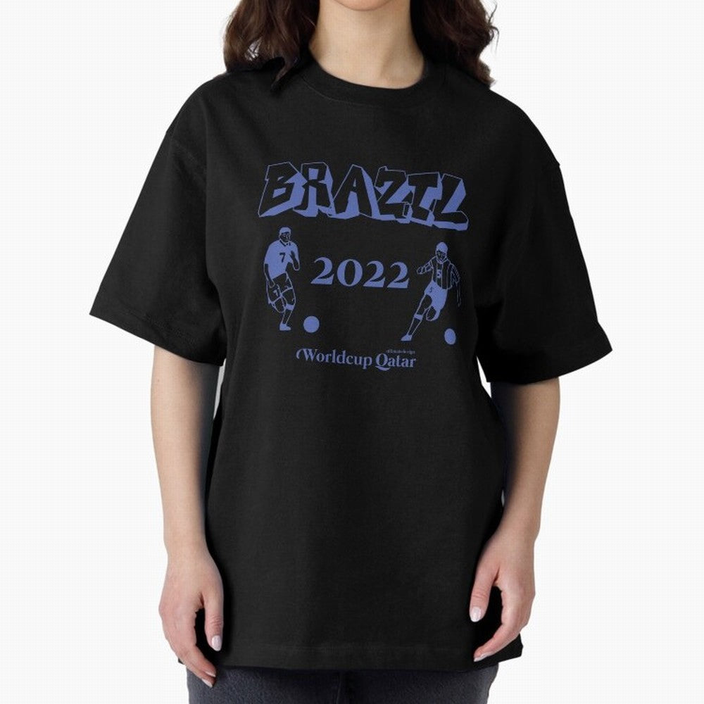 BRAZIL IN QATAR WORLDCUP 2022 Classic T-Shirt Support Iconic Players in FIFA World Cup 2026 USA Canada Mexico Centered on Neymar, Portugal, Spain and Germany Energy, Goal Celebration Energy, Supporter Heritage, Football Icons and Worldwide