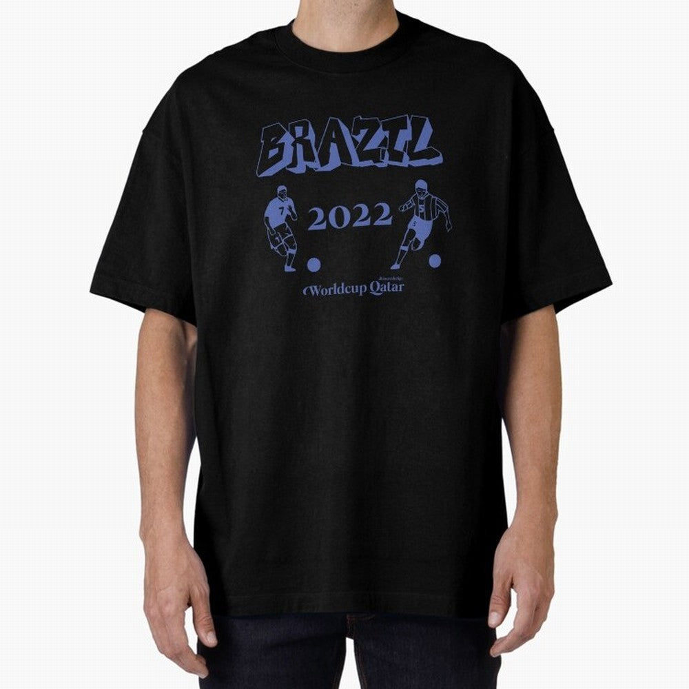 BRAZIL IN QATAR WORLDCUP 2022 Classic T-Shirt Support Iconic Players in FIFA World Cup 2026 USA Canada Mexico Centered on Neymar, Portugal, Spain and Germany Energy, Goal Celebration Energy, Supporter Heritage, Football Icons and Worldwide