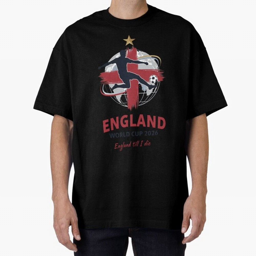 England - World Cup 2026 Fan Art Classic T-Shirt Bring World Football Passion into FIFA World Cup 2026 USA Canada Mexico Spirit, Filled with Portugal, Spain and Germany, Messi, CR7 and Mbappe, Tournament Hype, Historic Matchups, Family Viewing