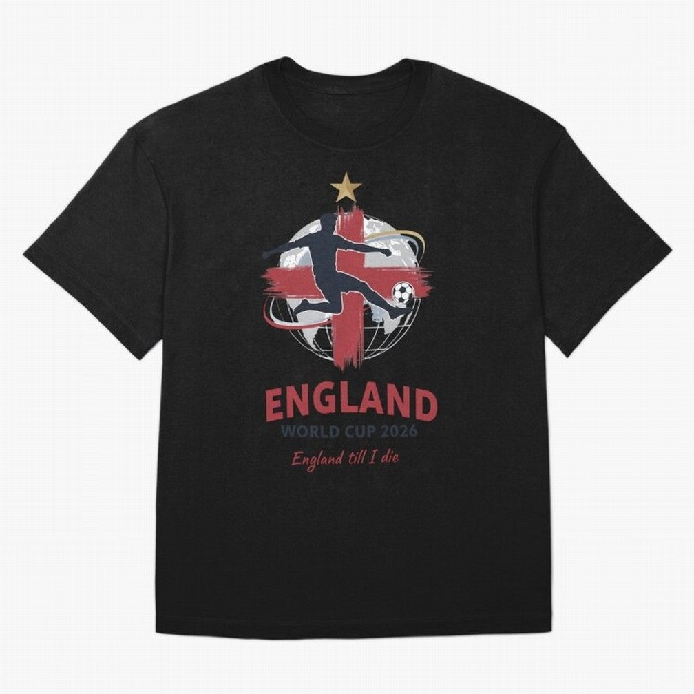 England - World Cup 2026 Fan Art Classic T-Shirt Bring World Football Passion into FIFA World Cup 2026 USA Canada Mexico Spirit, Filled with Portugal, Spain and Germany, Messi, CR7 and Mbappe, Tournament Hype, Historic Matchups, Family Viewing