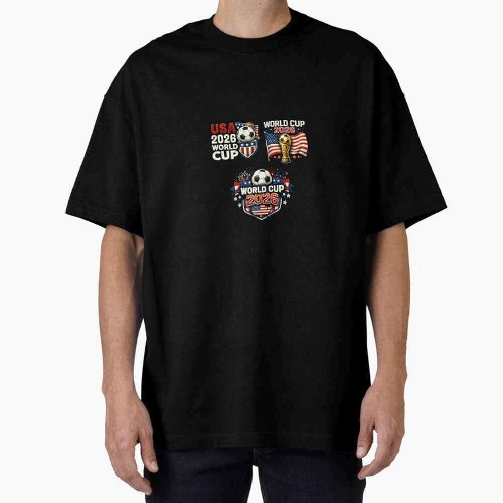 World Cup 2026 USA T-Shirt ¨C Soccer Football Fan Design | America Host Edition Classic T-Shirt Support FIFA World Cup 2026 for Fans of CR7 and Messi and Portugal, Spain and Germany, Bringing Football History, Final Match Energy, Crowd Noise and