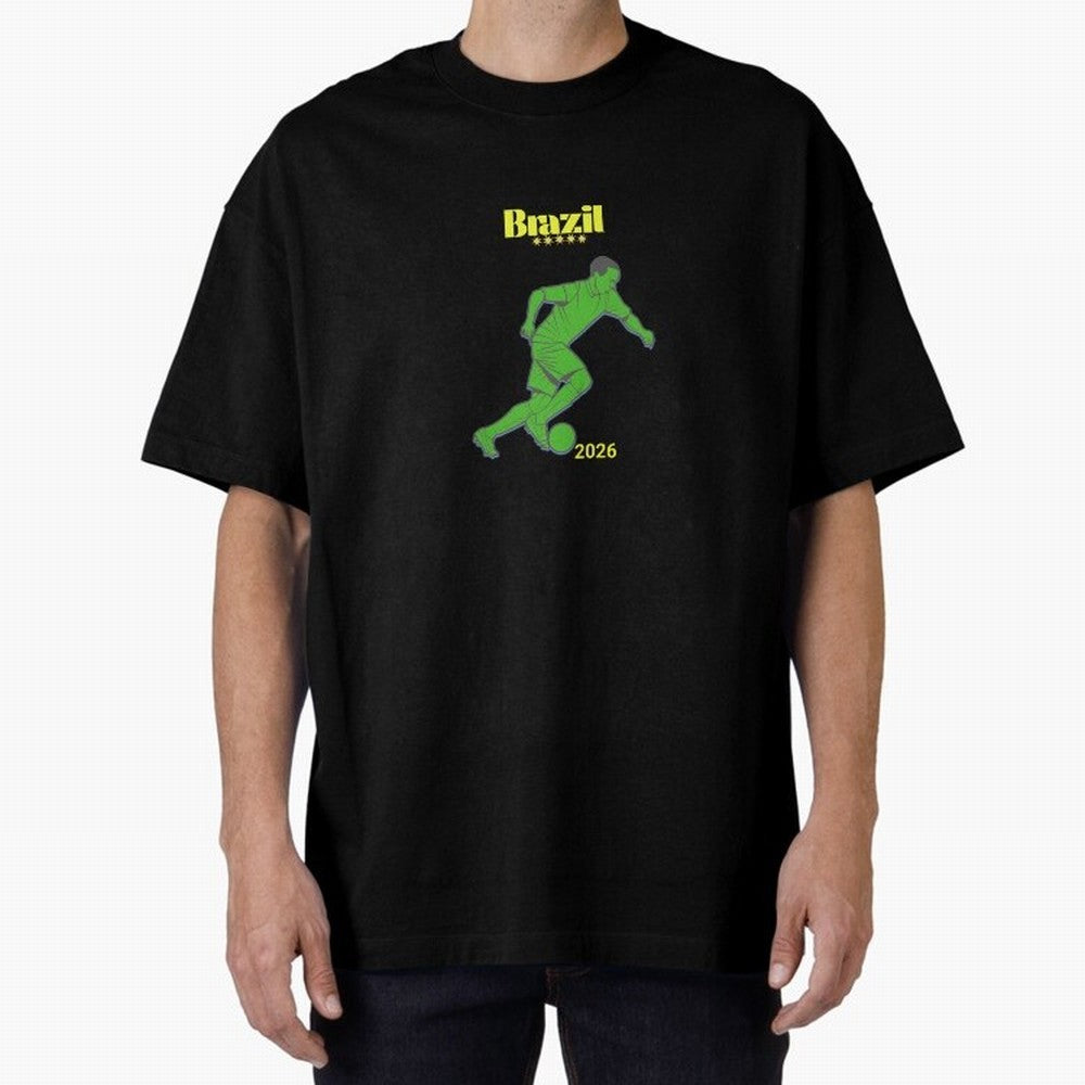 Brazil Soccer Classic T-Shirt Make Your Look Match the FIFA World Cup 2026 Group Stage Journey through Mbappe and Neymar Highlights, Germany Pride, Football Passion, Legendary Performances, Festival Vibes and Supporter Community; Made for Die Hard