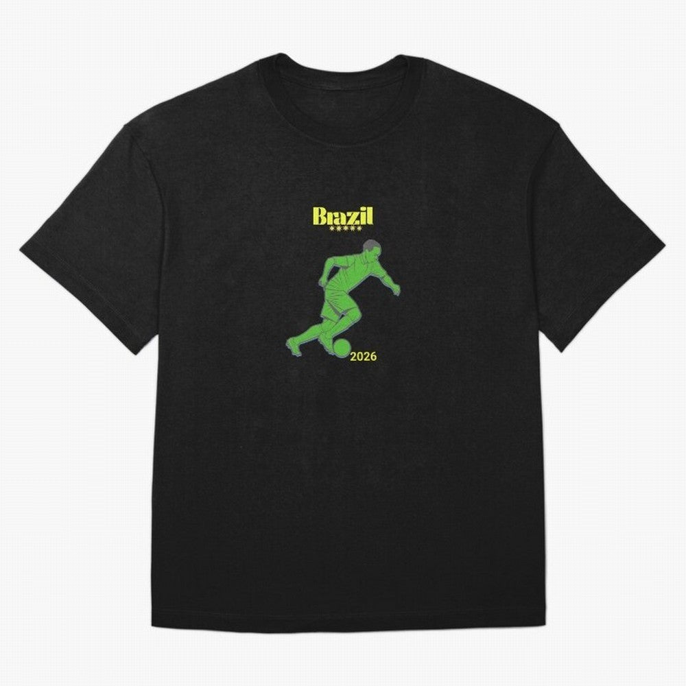Brazil Soccer Classic T-Shirt Make Your Look Match the FIFA World Cup 2026 Group Stage Journey through Mbappe and Neymar Highlights, Germany Pride, Football Passion, Legendary Performances, Festival Vibes and Supporter Community; Made for Die Hard