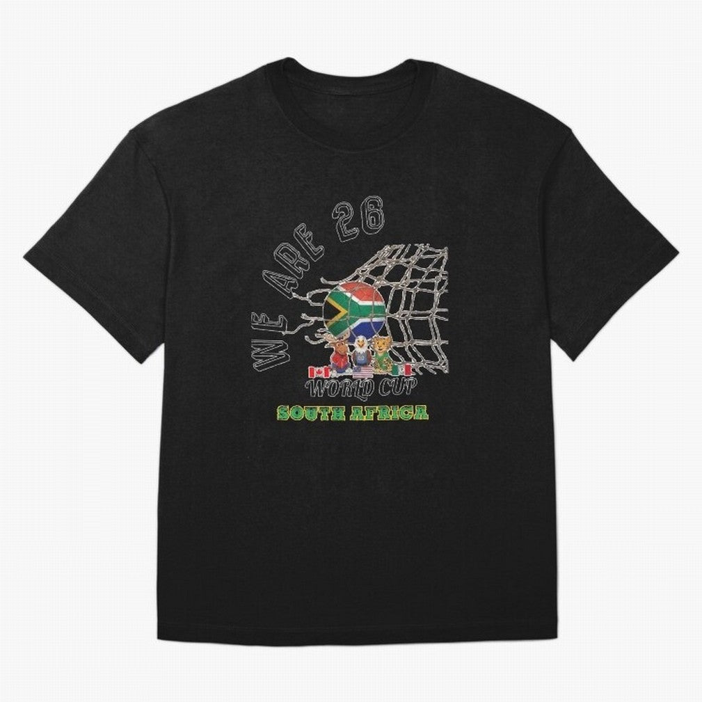 World cup 26 - South Africa Classic T-Shirt Follow the Road to Match Day Hype around FIFA World Cup 2026 USA Canada Mexico, CR7 and Messi, England and Germany, Soccer Culture, Superstar Moments, National Team Dreams and Competitive Fire; Ideal for