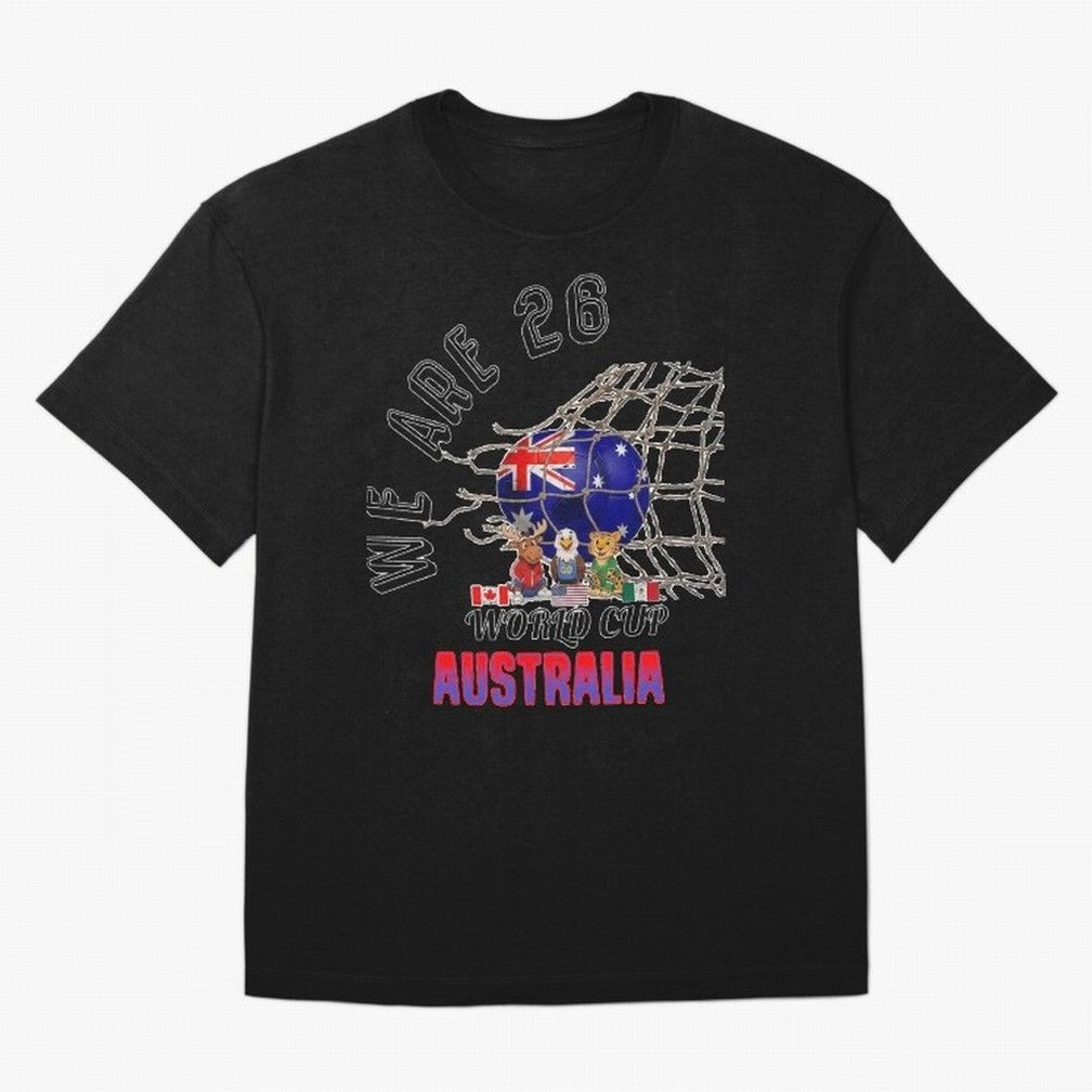 World cup 26 - Australia Classic T-Shirt Feel the Heartbeat of FIFA World Cup 2026 Group Stage for Fans of CR7 and Messi and Argentina and Brazil, Bringing Stadium Memories, Football Loyalty, International Chants and Championship Tradition; Ideal