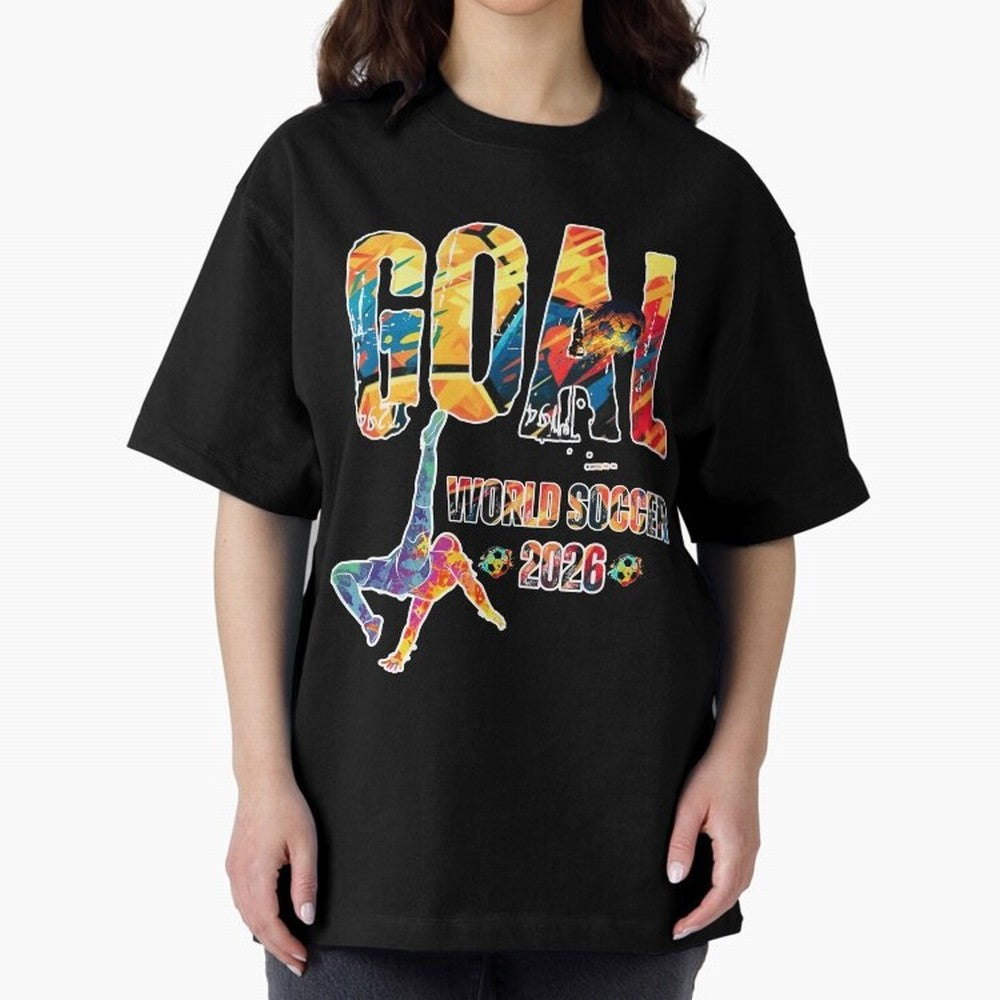Goal World Soccer Championship 2026 Classic T-Shirt Enjoy the Biggest Football Party of FIFA World Cup 2026 for Fans of Messi and Cristiano Ronaldo and Brazil, Portugal and Argentina, Bringing Soccer Culture, Superstar Moments, National Team Dreams