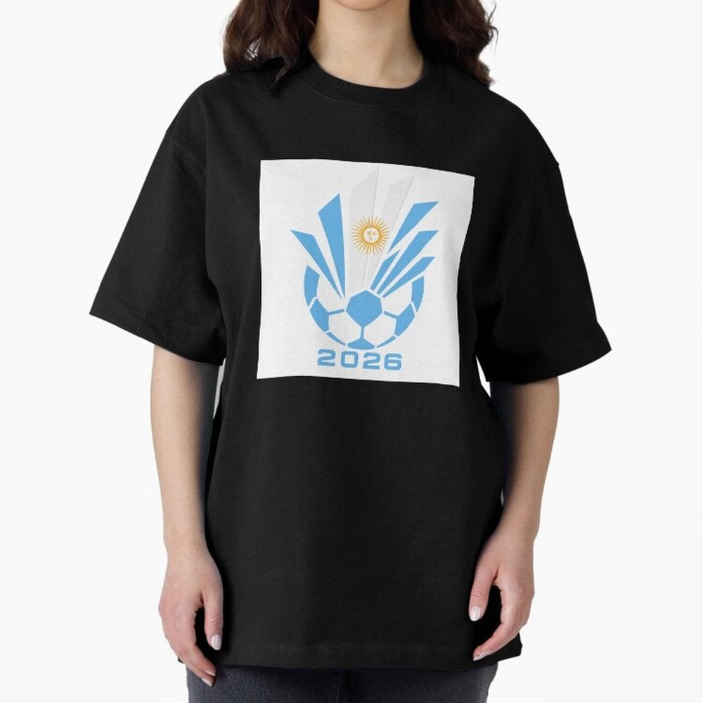 Argentina Soccer 2026 Sun Burst Emblem Classic T-Shirt Bring Trophy Dreams to Match Day Hype around FIFA World Cup 2026 USA Canada Mexico, Messi, Neymar and Mbappe, Portugal, Worldwide Fan Energy, Dramatic Goals, Stadium Lights and Championship