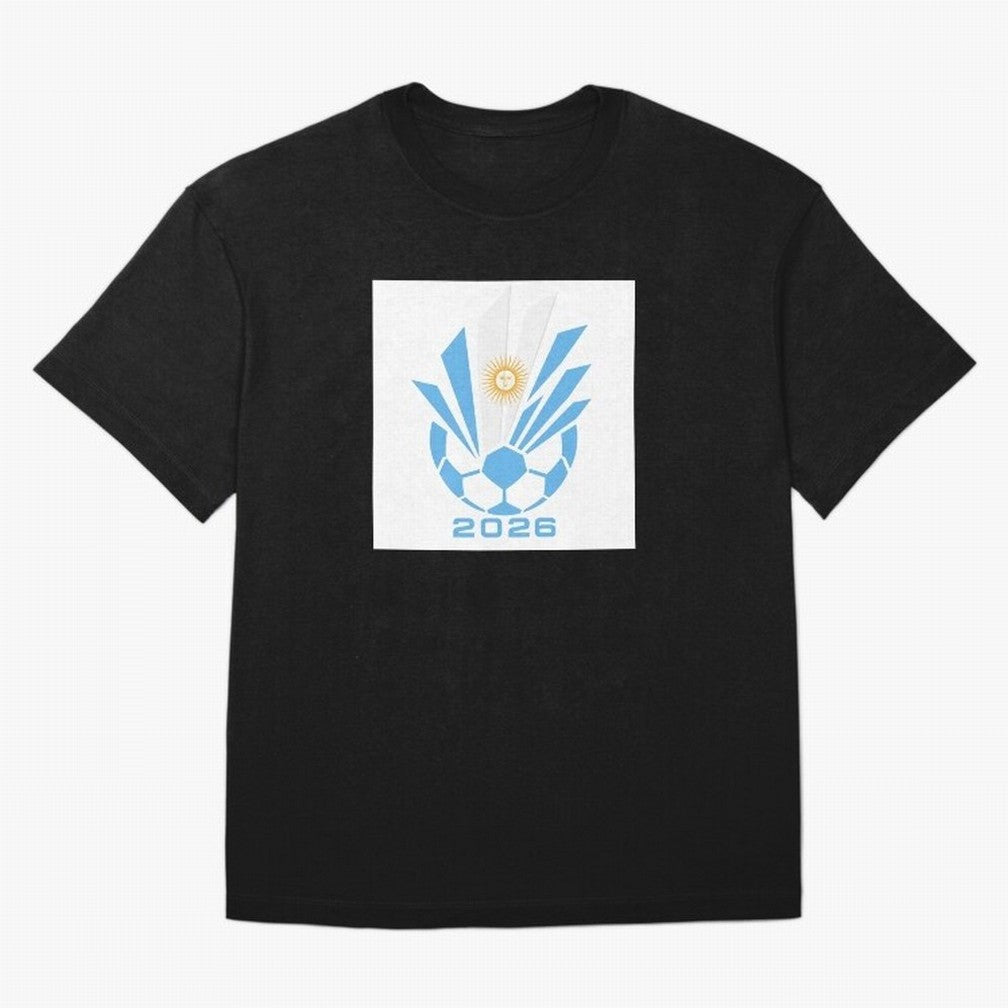 Argentina Soccer 2026 Sun Burst Emblem Classic T-Shirt Bring Trophy Dreams to Match Day Hype around FIFA World Cup 2026 USA Canada Mexico, Messi, Neymar and Mbappe, Portugal, Worldwide Fan Energy, Dramatic Goals, Stadium Lights and Championship