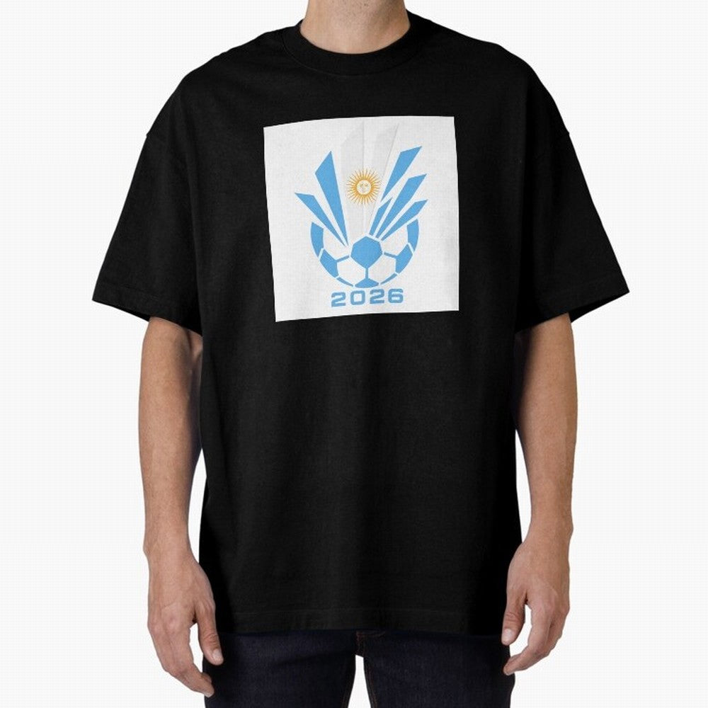 Argentina Soccer 2026 Sun Burst Emblem Classic T-Shirt Bring Trophy Dreams to Match Day Hype around FIFA World Cup 2026 USA Canada Mexico, Messi, Neymar and Mbappe, Portugal, Worldwide Fan Energy, Dramatic Goals, Stadium Lights and Championship