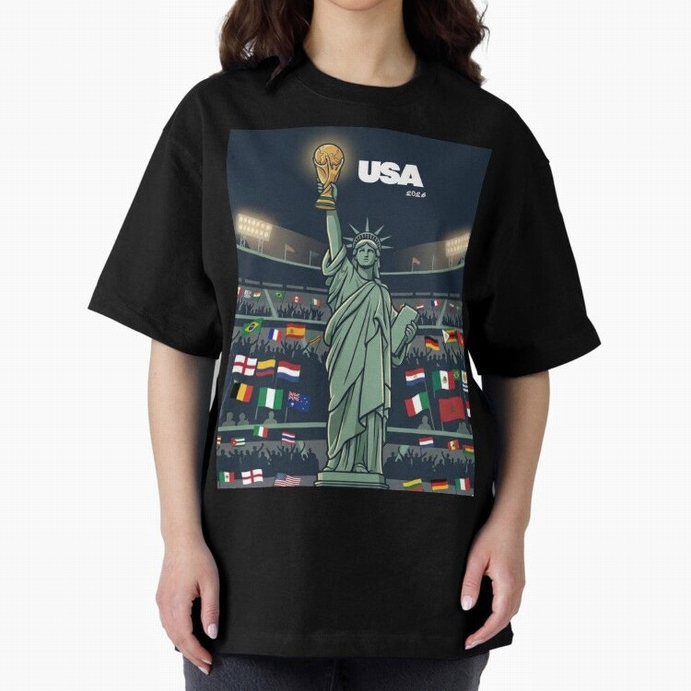 World Cup USA 2026 Classic T-Shirt Turn Up for Match Day Hype around FIFA World Cup 2026 USA Canada Mexico, Neymar, Haaland and Cristiano Ronaldo, Argentina and Brazil, Championship Spirit, Famous Goals, Roaring Crowds and International Football