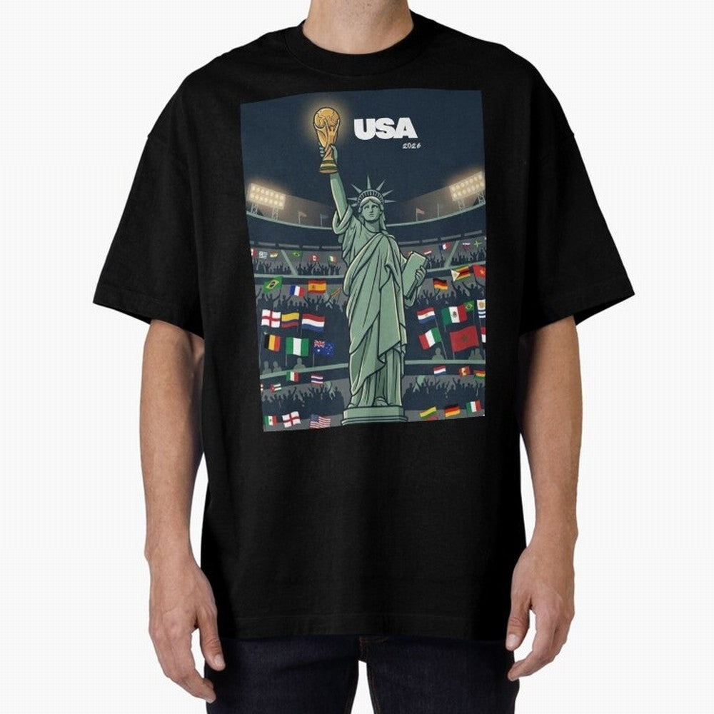 World Cup USA 2026 Classic T-Shirt Turn Up for Match Day Hype around FIFA World Cup 2026 USA Canada Mexico, Neymar, Haaland and Cristiano Ronaldo, Argentina and Brazil, Championship Spirit, Famous Goals, Roaring Crowds and International Football