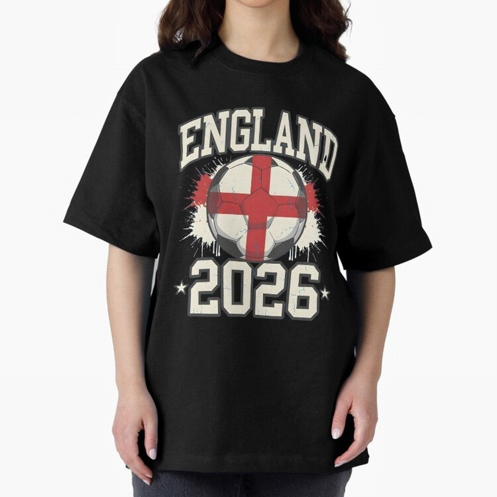 England 2026 World Cup for Football Fans and Teams Classic T-Shirt Relive FIFA World Cup 2026 USA Canada Mexico for Fans of Messi, Neymar and Mbappe and France and Portugal, Bringing Stadium Memories, Football Loyalty, International Chants and