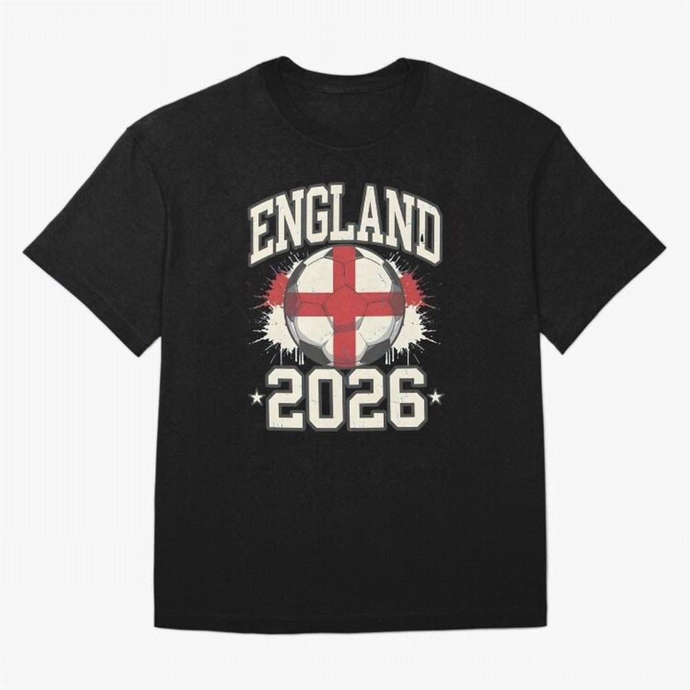 England 2026 World Cup for Football Fans and Teams Classic T-Shirt Relive FIFA World Cup 2026 USA Canada Mexico for Fans of Messi, Neymar and Mbappe and France and Portugal, Bringing Stadium Memories, Football Loyalty, International Chants and