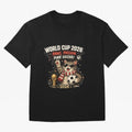 World Cup 2026 Funny Cat Soccer Retro Shirt Classic T-Shirt Carry the Dream of FIFA World Cup 2026 USA Canada Mexico for Fans of Messi, CR7 and Mbappe and Spain and Netherlands, Bringing Soccer Culture, Superstar Moments, National Team Dreams and