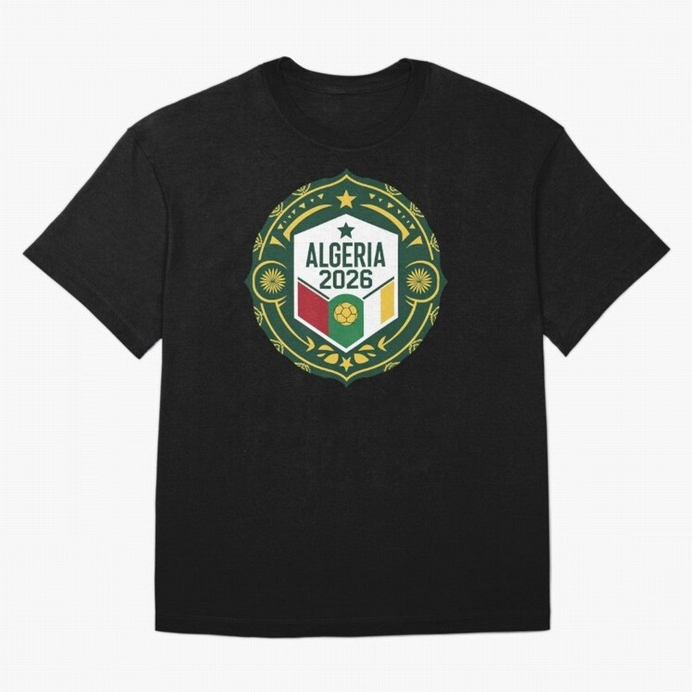 Algeria Worldcup 2026 Classic T-Shirt Celebrate Supporters United by FIFA World Cup 2026 Group Stage Filled with CR7 and Messi, Spain and Netherlands Energy, Football Festival Excitement, Trophy Ambitions, Country Rivalries and Star Player Buzz;
