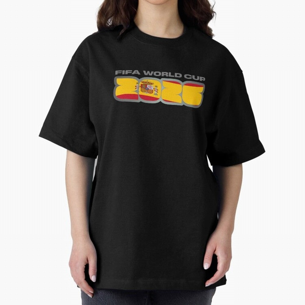 Spain 2026 La Furia Roja Football Fan Classic T-Shirt Embrace FIFA World Cup 2026 with Mbappe and Neymar, Spain Energy, Sports Nostalgia, International Competition, Famous Players and Unforgettable Victories; Made for Collectors Who Enjoy Iconic