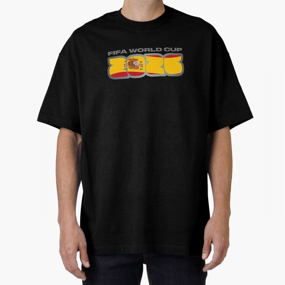 Spain 2026 La Furia Roja Football Fan Classic T-Shirt Embrace FIFA World Cup 2026 with Mbappe and Neymar, Spain Energy, Sports Nostalgia, International Competition, Famous Players and Unforgettable Victories; Made for Collectors Who Enjoy Iconic