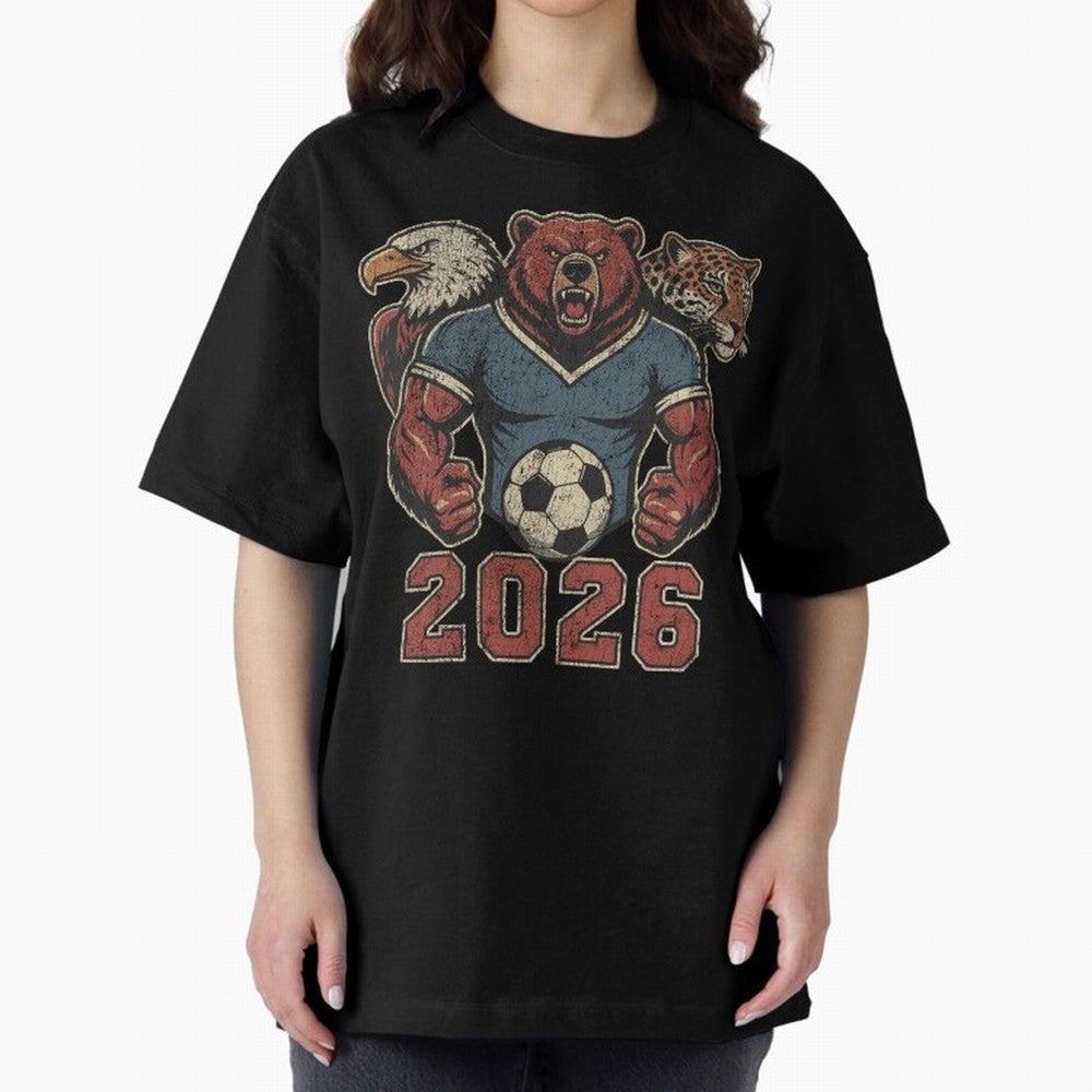 World Cup 2026 Host Mascots | USA Canada Mexico Soccer Classic T-Shirt Join Global Football Passion for FIFA World Cup 2026 USA Canada Mexico, Driven by Mbappe, Argentina, France and Brazil, Game Day Rituals, Football Legends, Country Pride and the