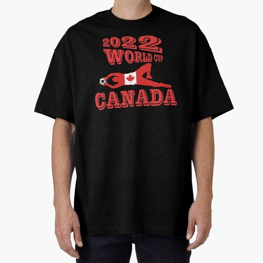 CANADA, Qatar World Cup 2022 Classic T-Shirt Show Support during Match Day Hype around FIFA World Cup 2026, Mbappe and Neymar, Argentina and Brazil, Global Supporter Spirit, Legendary Goals, National Colors and Tournament Celebration; Ideal for