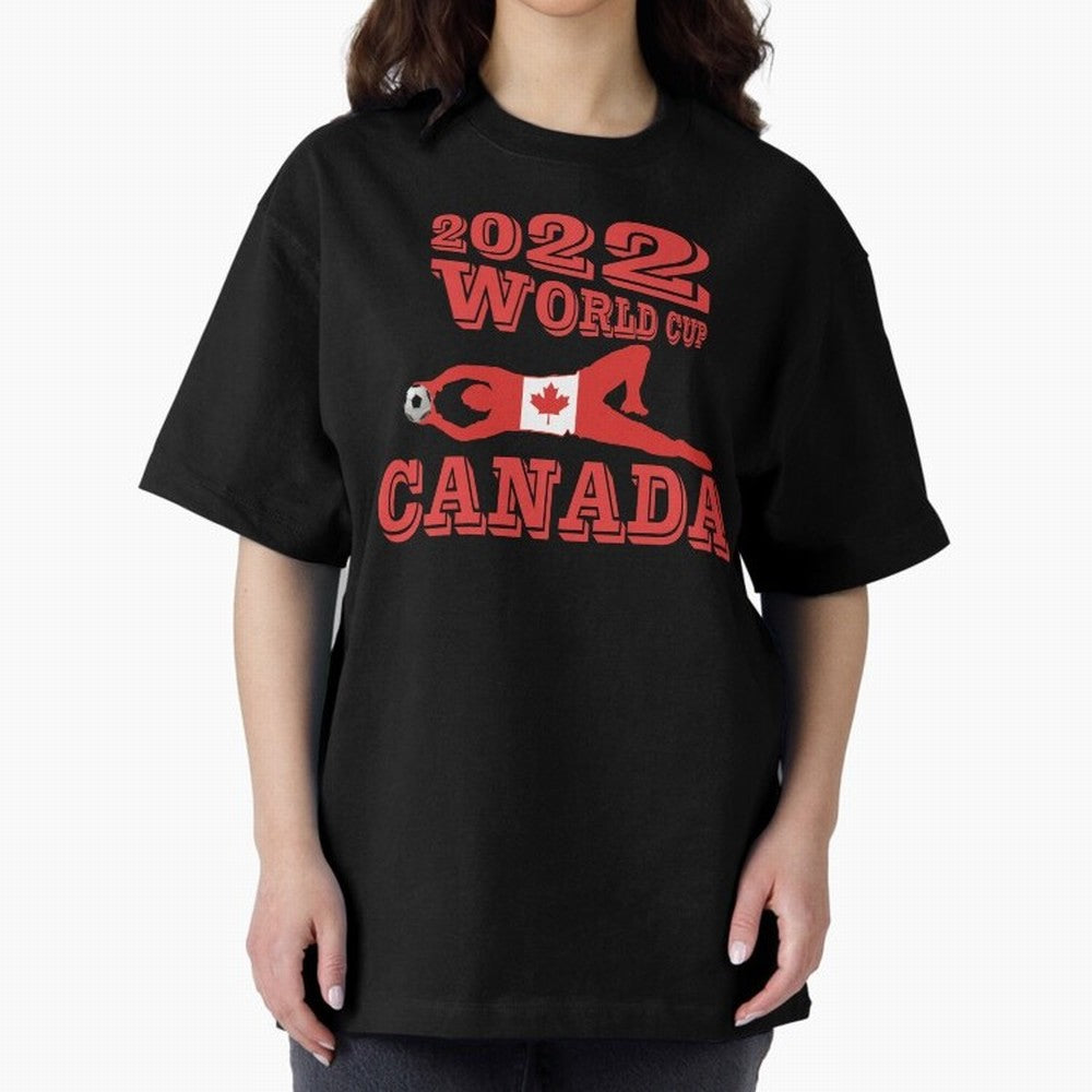 CANADA, Qatar World Cup 2022 Classic T-Shirt Show Support during Match Day Hype around FIFA World Cup 2026, Mbappe and Neymar, Argentina and Brazil, Global Supporter Spirit, Legendary Goals, National Colors and Tournament Celebration; Ideal for