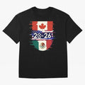 Glitched United 2026 - North America Emblem Cup Classic T-Shirt Keep Football History Alive during FIFA World Cup 2026 USA Canada Mexico Spirit, with Netherlands, Haaland, Tournament Hype, Historic Matchups, Family Viewing Parties and Global Sports
