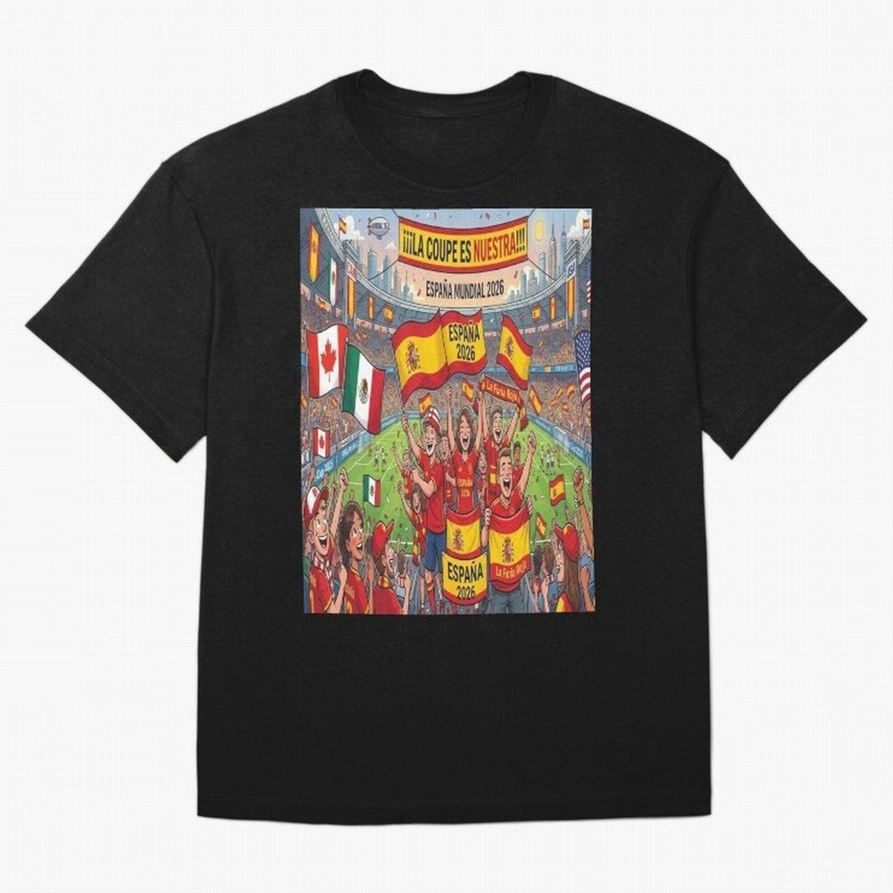 Spain World Cup 2026 - Stadium Classic T-Shirt Honor the Beautiful Game during Match Day Hype around FIFA World Cup 2026, Mbappe, England, Classic Soccer Heritage, Championship Pressure, Fan Loyalty and International Pride; Ideal for Fans Who