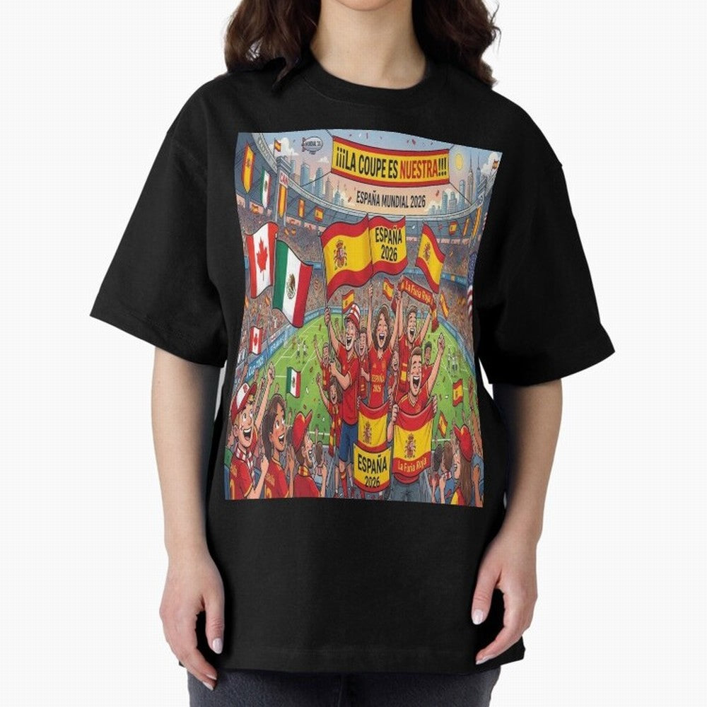 Spain World Cup 2026 - Stadium Classic T-Shirt Honor the Beautiful Game during Match Day Hype around FIFA World Cup 2026, Mbappe, England, Classic Soccer Heritage, Championship Pressure, Fan Loyalty and International Pride; Ideal for Fans Who