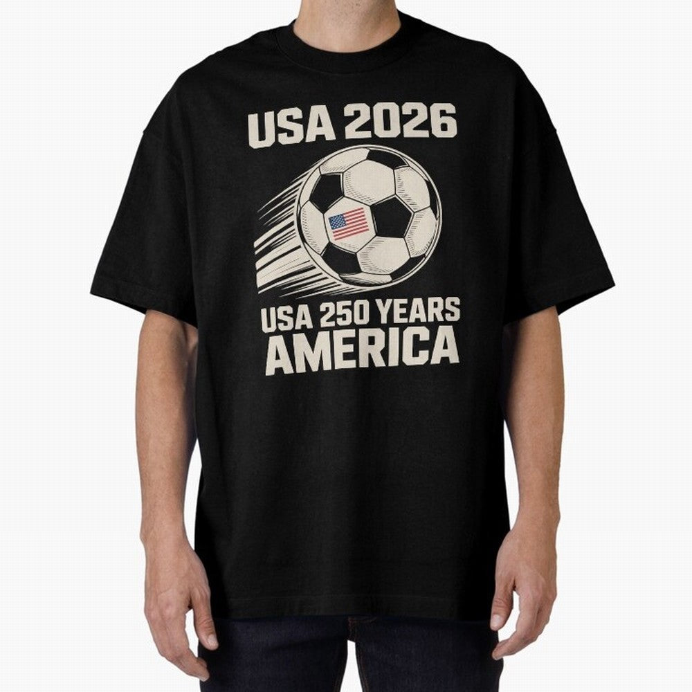 Usa 2026 Soccer 250 Years Women Kids 4th of July Classic T-Shirt Wear the Spirit of FIFA World Cup 2026 Filled with Messi and Cristiano Ronaldo, England, France and Netherlands Energy, Stadium Chants, National Pride, Trophy Dreams and Unforgettable