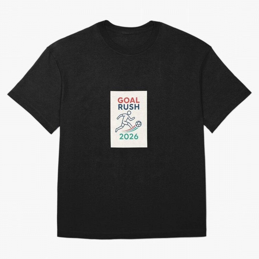 Goal Rush 2026 Classic T-Shirt Elevate FIFA World Cup 2026 Group Stage Built around Cristiano Ronaldo, Haaland and CR7, Brazil Energy, Tournament Hype, Historic Matchups, Family Viewing Parties and Global Sports Pride; Ideal for Passionate Fans Who