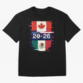 Glitched United 2026 - North America Emblem Cup Classic T-Shirt Bring Retro Soccer Energy to FIFA World Cup 2026 USA Canada Mexico for Fans of Cristiano Ronaldo, Haaland and CR7 and Spain and Netherlands, Bringing Game Day Rituals, Football