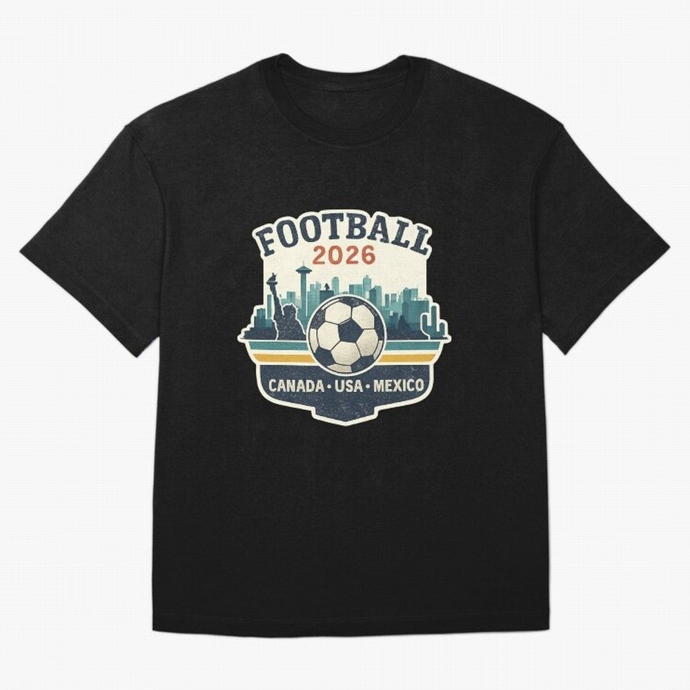 Football 2026 ¨C One World One Goal Classic T-Shirt Show Passion for the Stars of FIFA World Cup 2026 Group Stage for Fans of Neymar and France, Bringing Champion Mindset, Group Stage Buzz, Knockout Tension and Passionate Fan Culture; Perfect for